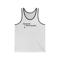 Men's Tank - To Do List short