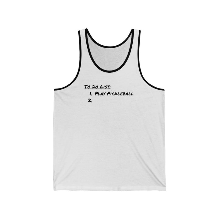 Men's Tank - To Do List short