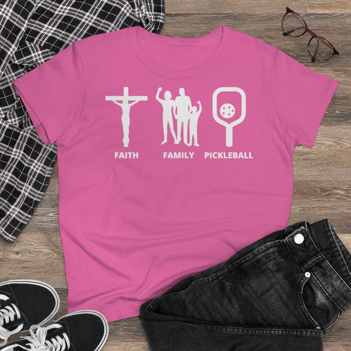 Women's T-Shirt - Faith Family Pickleball
