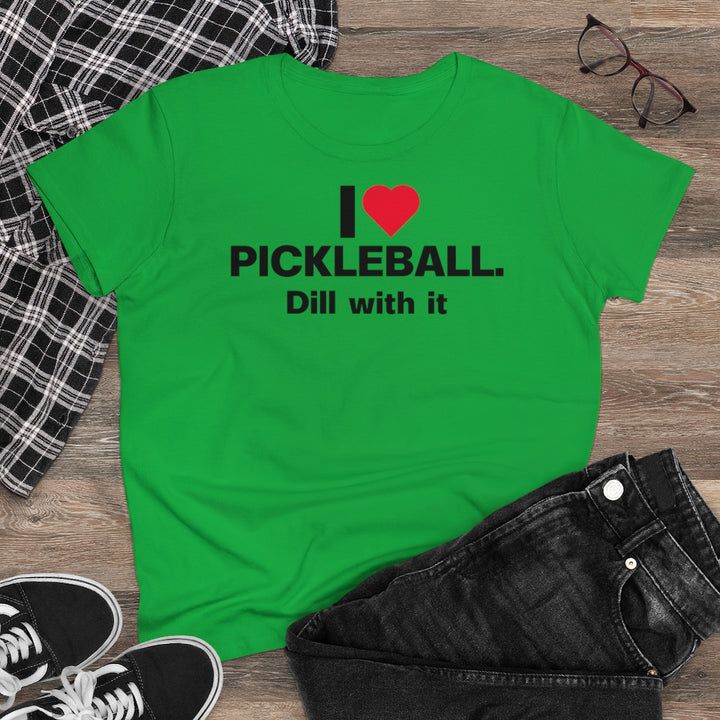 Women's T-Shirt - I Love Pickleball