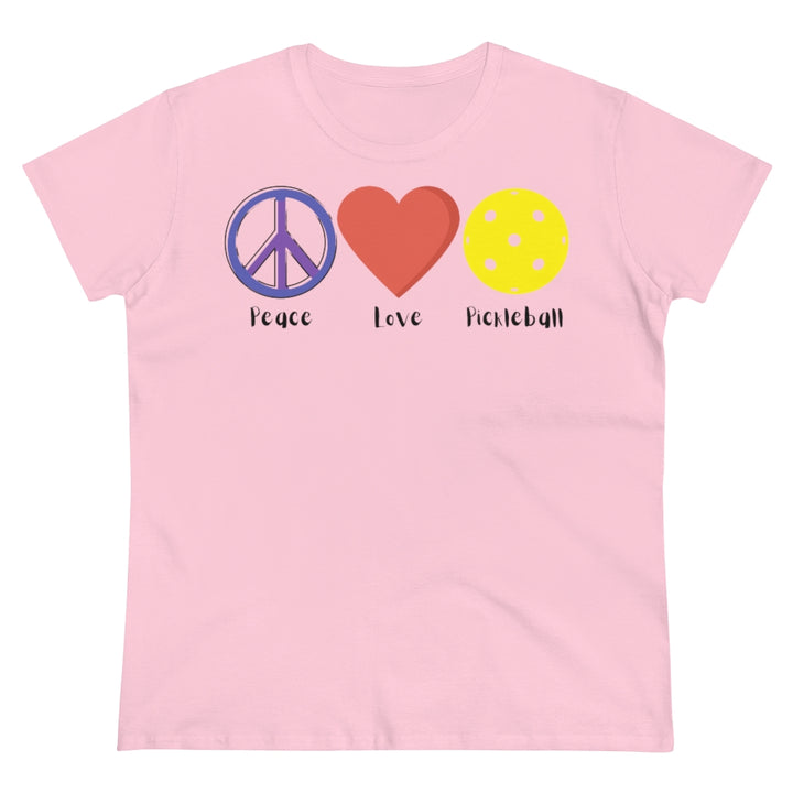 Women's T-Shirt - Peace Love Pickleball