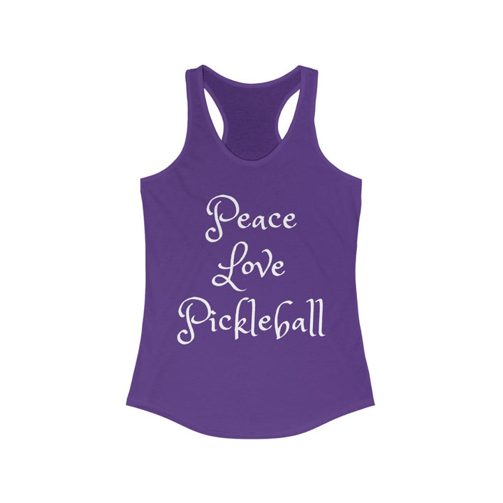 Women's Tank - Peace Love Pickleball 2