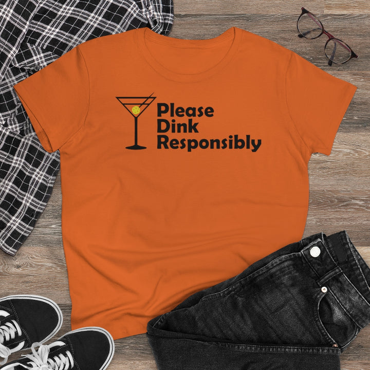 Women's T-Shirt - Please Dink Responsibly