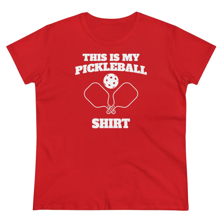 Women's T-Shirt - This Is My Pickleball Shirt