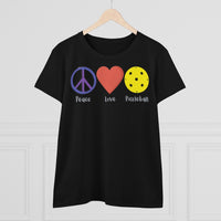 Women's T-Shirt - Peace Love Pickleball
