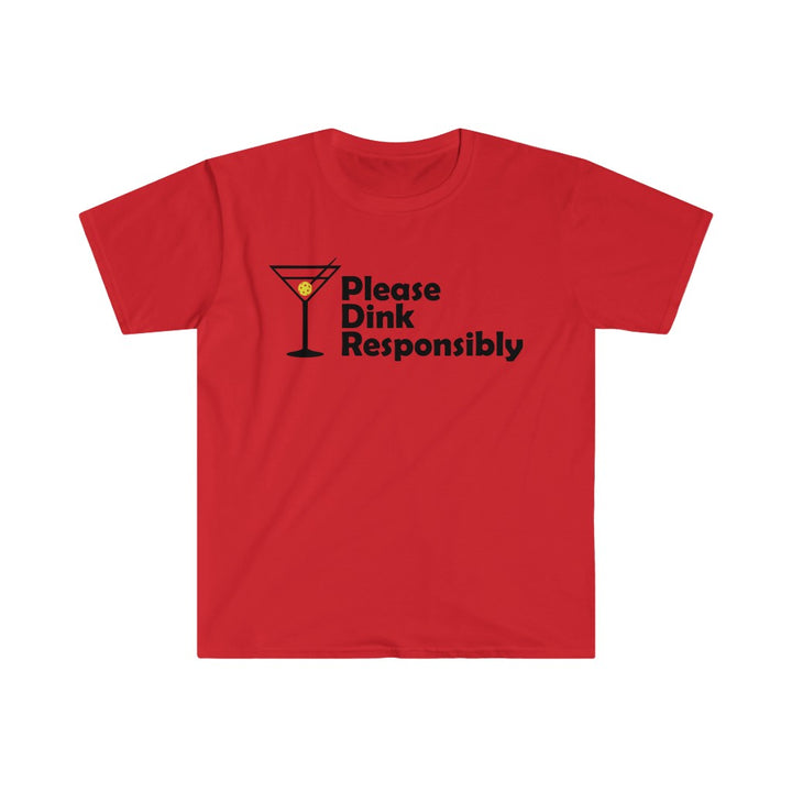 Men's T-Shirt - Please Dink Responsibly