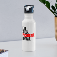 Water Bottle - Repeat - white