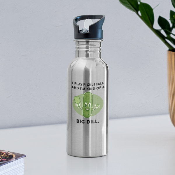 Water Bottle - Big Dill - silver