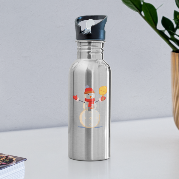 Water Bottle - Paddle - silver