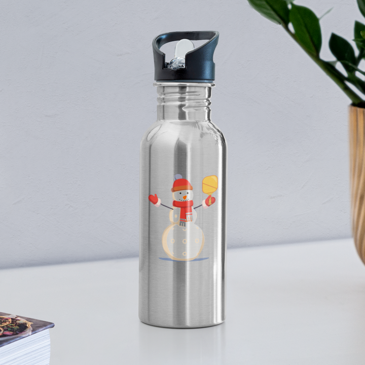 Water Bottle - Paddle - silver