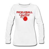 Women's Long Sleeve - Pickleball Hottie - white