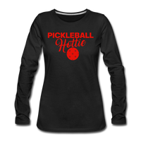 Women's Long Sleeve - Pickleball Hottie - black