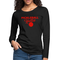 Women's Long Sleeve - Pickleball Hottie - black