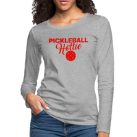 Women's Long Sleeve - Pickleball Hottie - heather gray