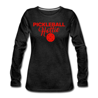 Women's Long Sleeve - Pickleball Hottie - charcoal grey