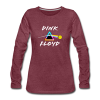 Women's Long Sleeve - Dink Floyd - heather burgundy