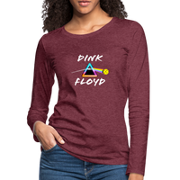 Women's Long Sleeve - Dink Floyd - heather burgundy