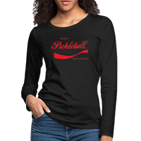 Women's Long Sleeve - Enjoy Pickleball - black
