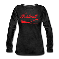 Women's Long Sleeve - Enjoy Pickleball - charcoal grey