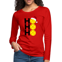 Women's Long Sleeve - Ho Ho Ho - red