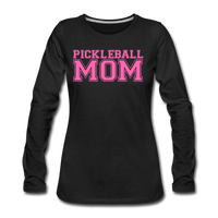 Women's Long Sleeve - Pickleball Mom - black