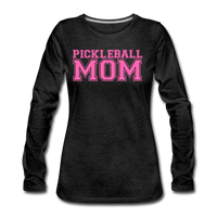 Women's Long Sleeve - Pickleball Mom - charcoal grey