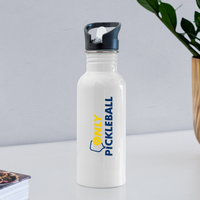Water Bottle - Only Pickleball - white