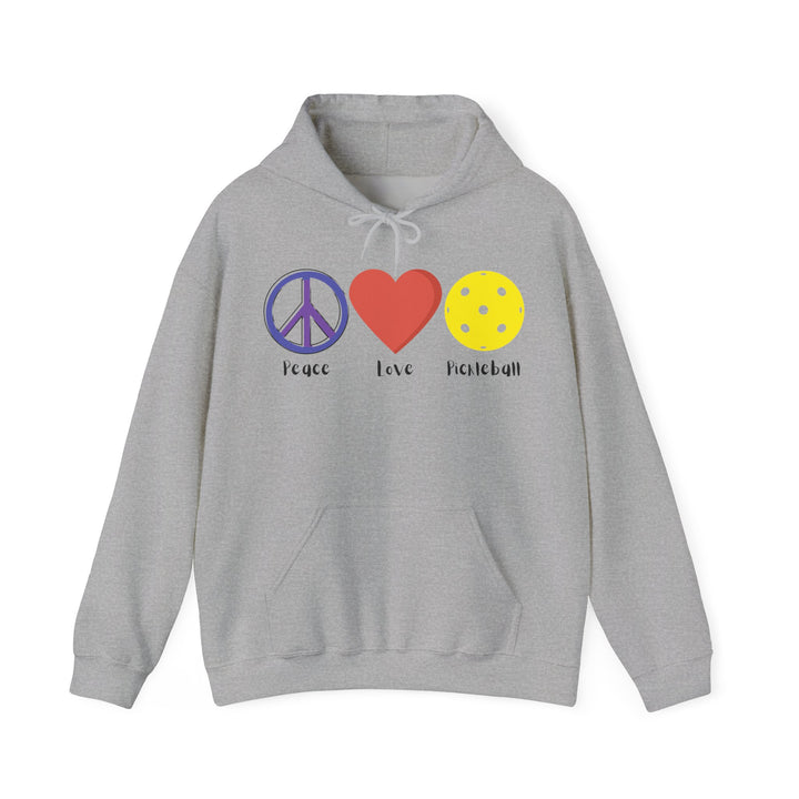 Unisex Hoodie - Peace Love Pickleball