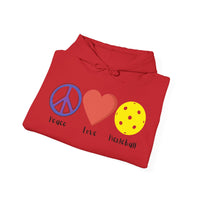Unisex Hoodie - Peace Love Pickleball