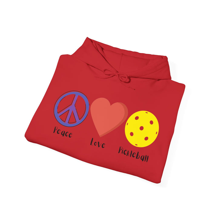 Unisex Hoodie - Peace Love Pickleball