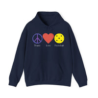 Unisex Hoodie - Peace Love Pickleball
