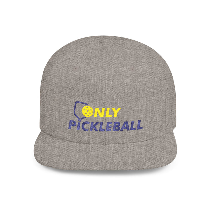 Only Pickleball Flat Bill Snapback 1