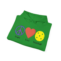 Unisex Hoodie - Peace Love Pickleball