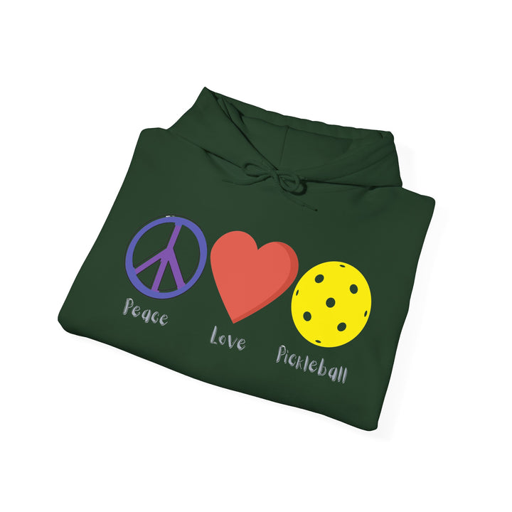 Unisex Hoodie - Peace Love Pickleball
