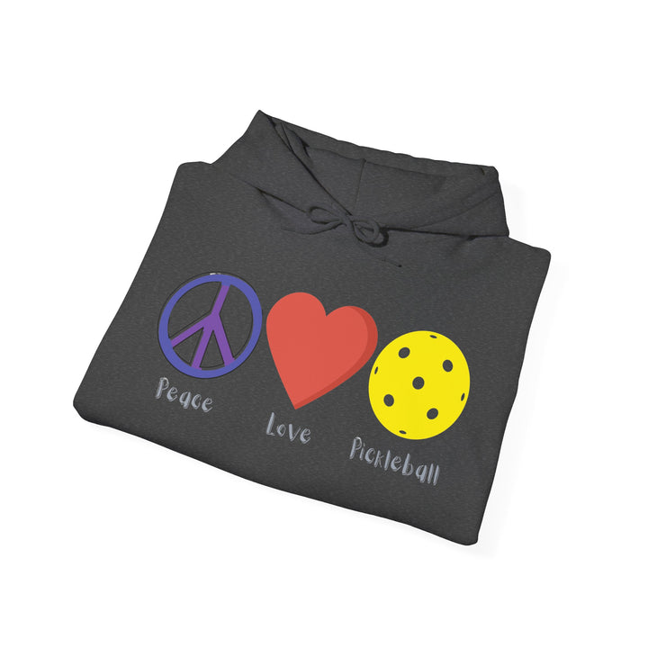 Unisex Hoodie - Peace Love Pickleball