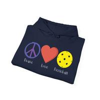 Unisex Hoodie - Peace Love Pickleball