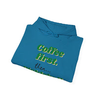 Unisex Hoodie - Coffee First Then Pickleball