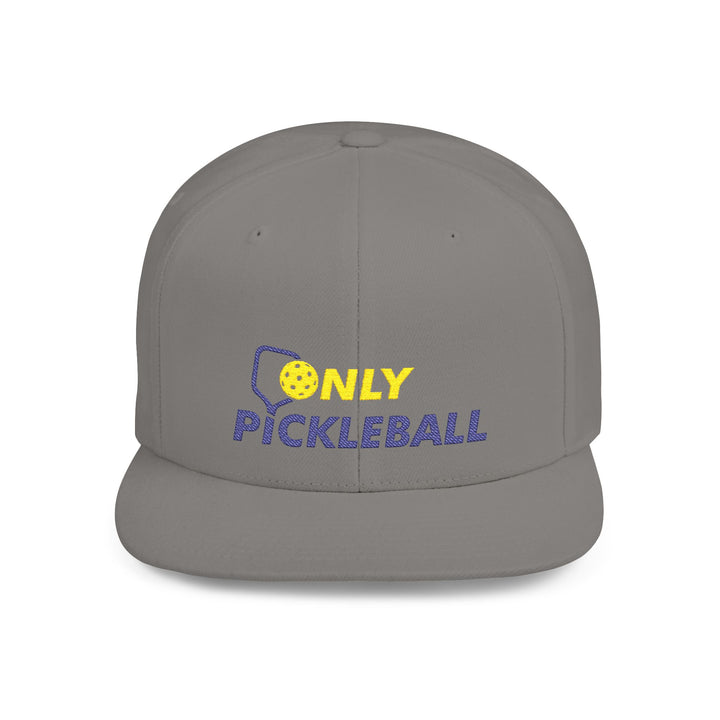 Only Pickleball Flat Bill Snapback 1