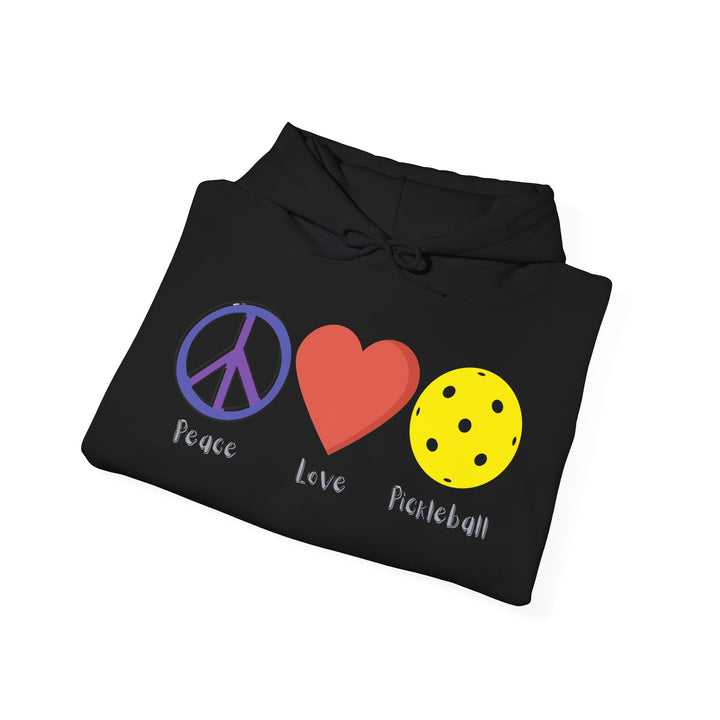 Unisex Hoodie - Peace Love Pickleball