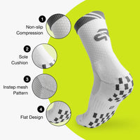 NEW! RTP ULTRAGRIP V2 Dual sided Non-slip Technology Ankle Socks