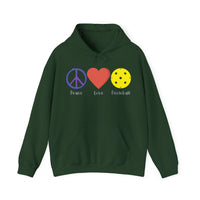 Unisex Hoodie - Peace Love Pickleball