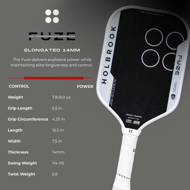 Holbrook FUZE Pickleball Paddle – OnlyPickleball