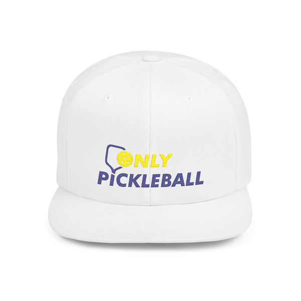 Only Pickleball Flat Bill Snapback 1