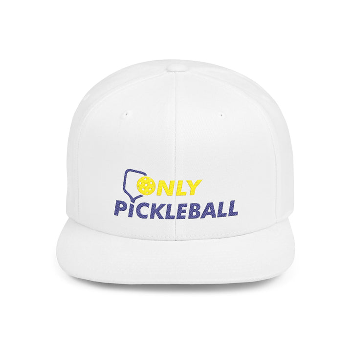 Only Pickleball Flat Bill Snapback 1