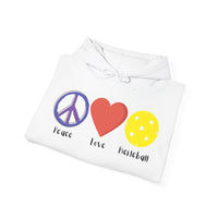 Unisex Hoodie - Peace Love Pickleball