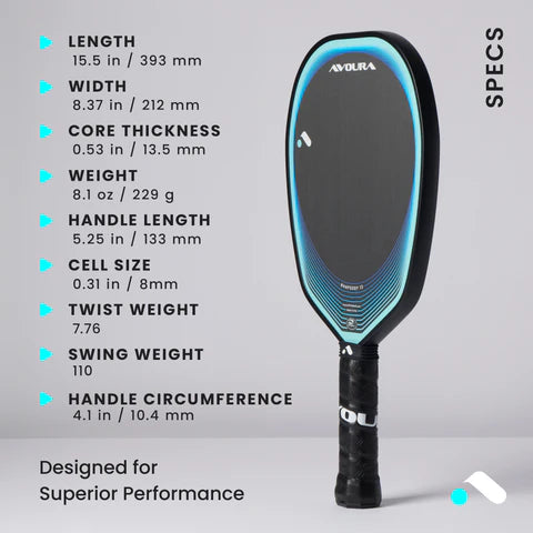 Avoura Rhapsody 13 Pickleball Paddle