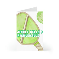 Pickleball Christmas Card - Jingle Bells & Pickleballs