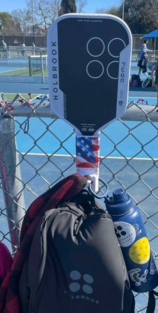 Paddle Saver™ Pickleball Paddle Holder – Fence Mount Gear Organizer