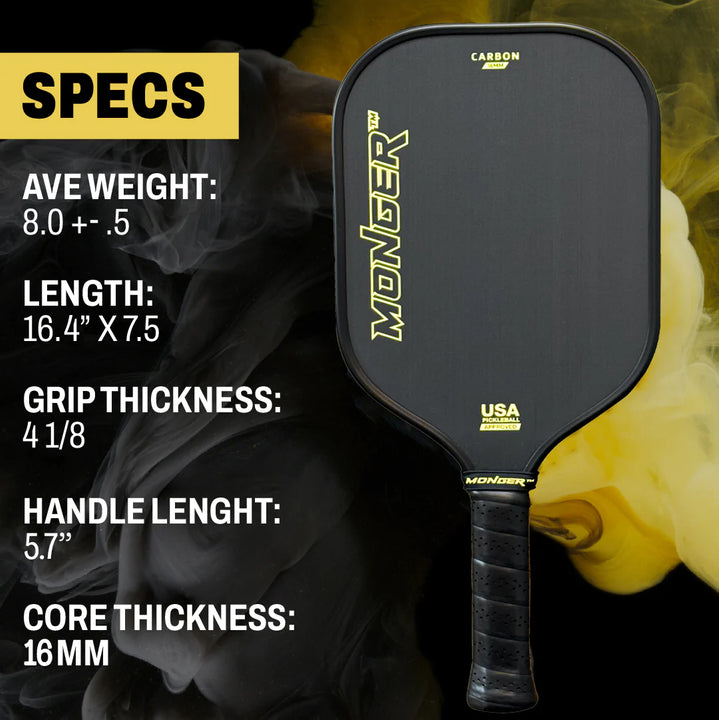 Pickleball Monger T700 Toray Carbon Fiber Paddle