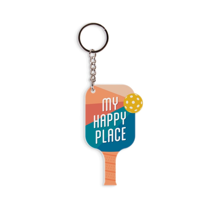 My Happy Place Keychain